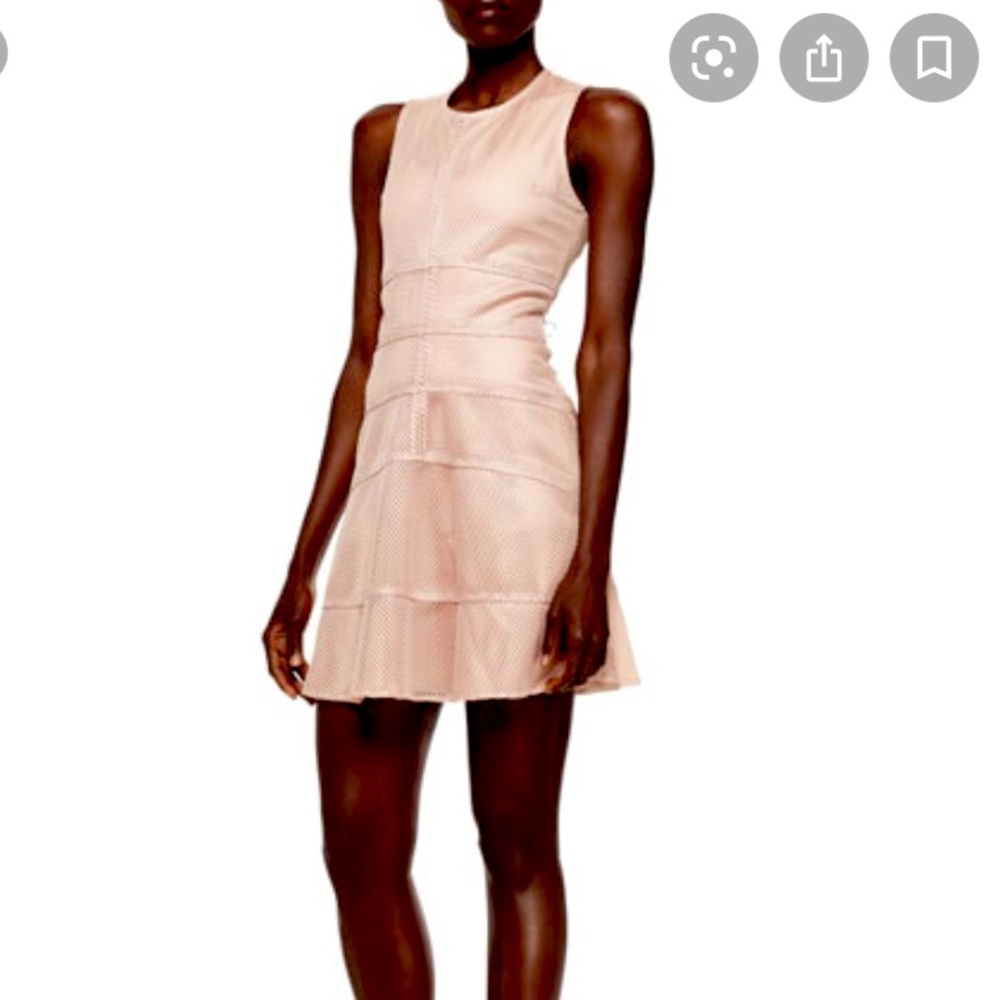 Belstaff metallic mesh dress